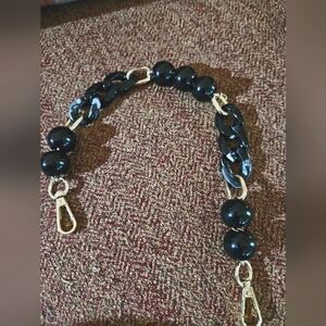 Beaded purse extender or wristlet